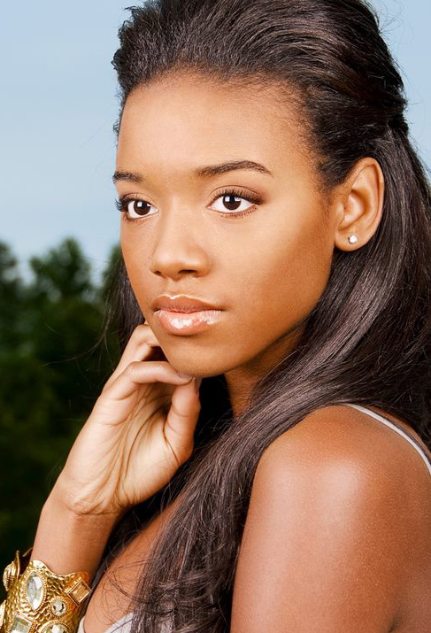 Messehostess Eliza Isichei