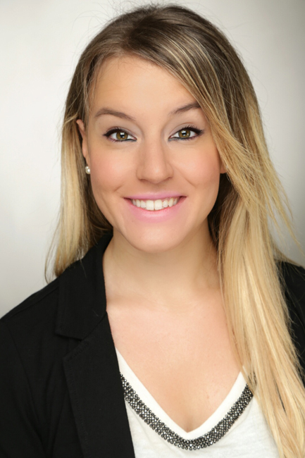 Messehostess Jessica in Frankfurt