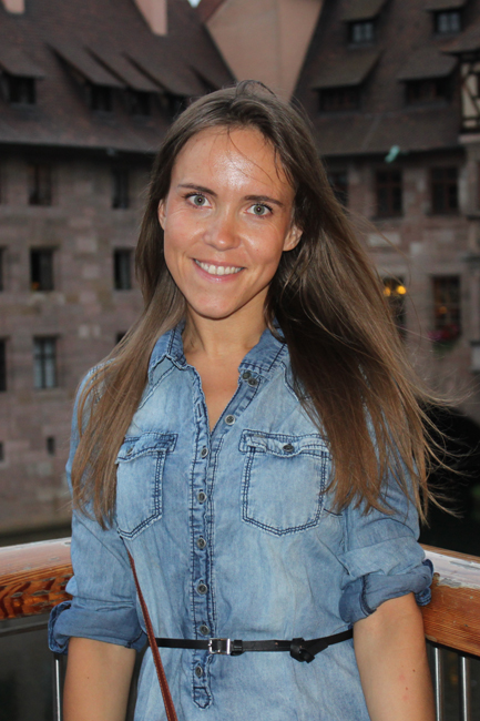 Messehostess Inga Fürth