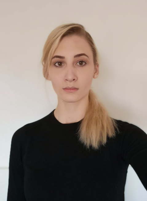 Messehostess Daria in Frankfurt